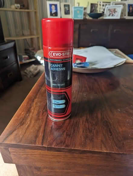 Photo of free Carpet adhesive spray (Yaxley, cambs) #1