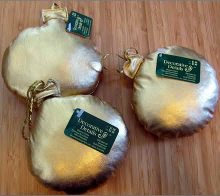 Photo of free 3 Gold Ornaments (Boonton) #1