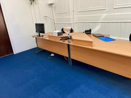 Photo of free 3 Office desks & 1 cupboard (W1F) #4