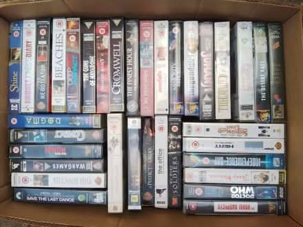 Photo of free Large box VHS films (Neville's Cross DH1) #1
