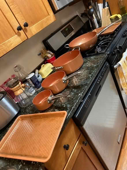 Photo of free Copper chef pots and pans (Petworth) #1