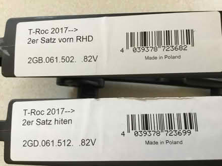 Photo of free VW T-Roc Floor Mats (North Ascot SL5) #2