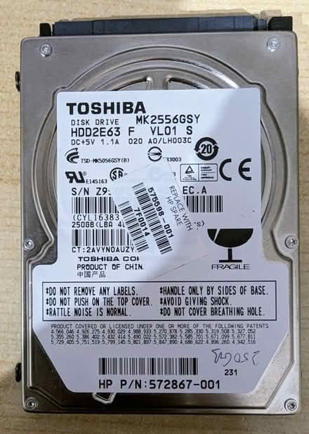 Photo of free Hard drive (Devizes SN10) #1