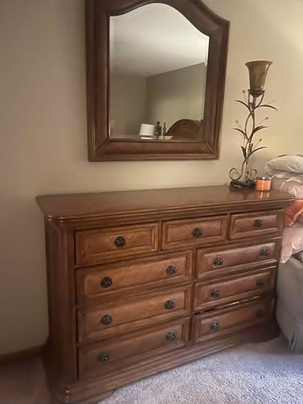 Photo of free Armoire, dresser, mirror (Eden Prairie) #3