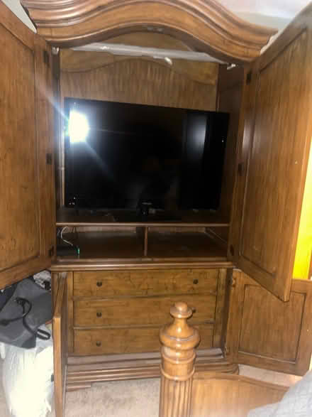 Photo of free Armoire, dresser, mirror (Eden Prairie) #1