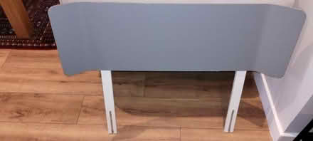 Photo of free Single bed grey wooden headboard (Melton Park NE3) #1