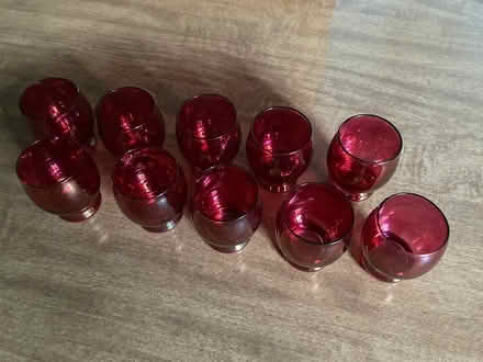 Photo of free Cranberry-colored shot glasses (Sleepy Hollow by 72 & Randall) #2
