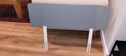 Photo of free Single bed grey wooden headboard (Melton Park NE3) #1