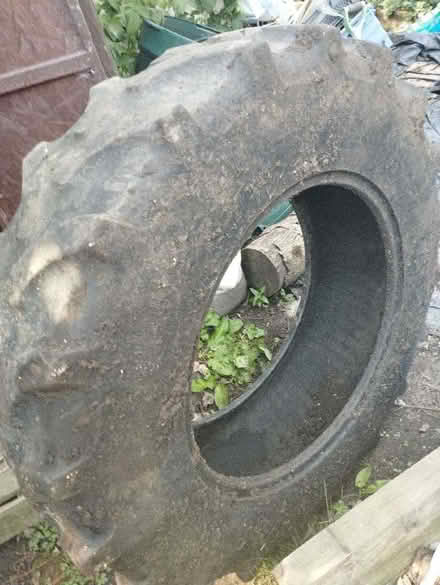 Photo of free Large tractor wheel (Farringdon Park PR1) #1