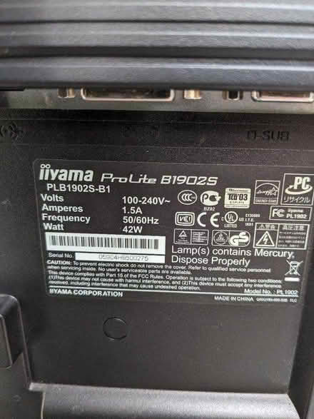 Photo of free Computer monitor (Barnehurst DA7) #1