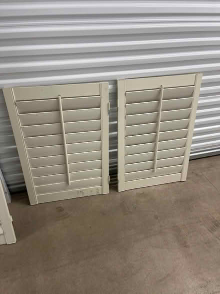 Photo of free 3 plantation shutters (Mineral and Santa Fe) #2
