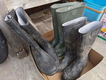 Photo of free 3 pairs of wellies - all size 4 (Harrogate HG2) #1