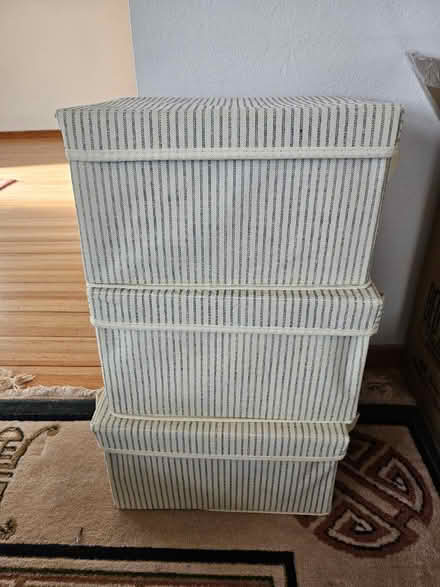 Photo of free 3 collapsible storage bins (El Cerrito / East Bay) #1