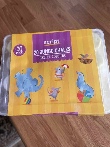 Photo of free Children’s chalk (Crosshills) #1