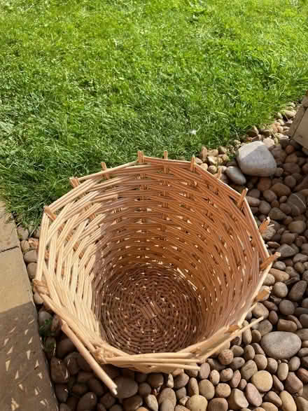 Photo of free Wicker basket/ bin/ plant pot (Trinity BA11) #2