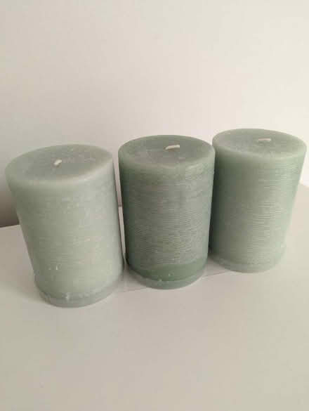 Photo of free Set of 3 Candles (Sage Green) (Portobello EH15) #1