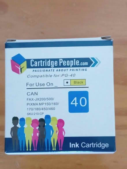 Photo of free Canon black printer cartridge (Buckie AB56) #1