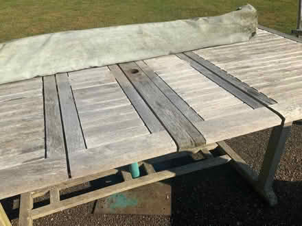 Photo of free Large teak garden table (Pleshey CM3) #2