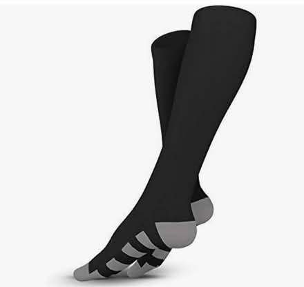 Photo of free 5 pr compression socks knee high (Greenbrae - South Eliseo Drive) #1