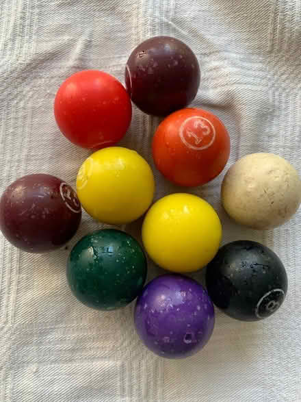 Photo of free 10 mini billiard balls (Royal York and Bloor) #1