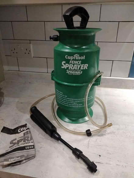 Photo of free Cuprinol fence sprayer (Southborough TN4) #1