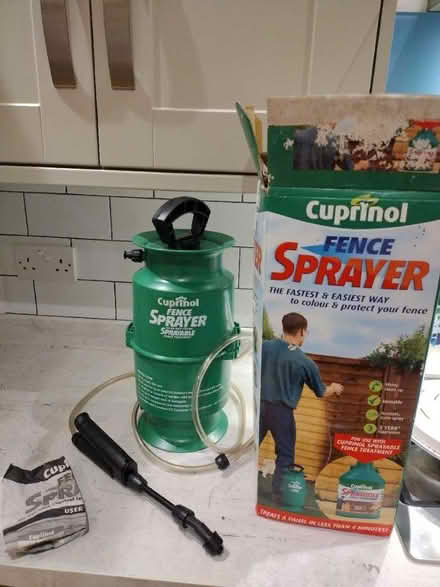 Photo of free Cuprinol fence sprayer (Southborough TN4) #2