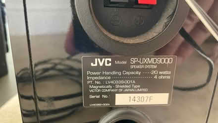 Photo of free Pair of JVC bookshelf speakers (CT10) #3