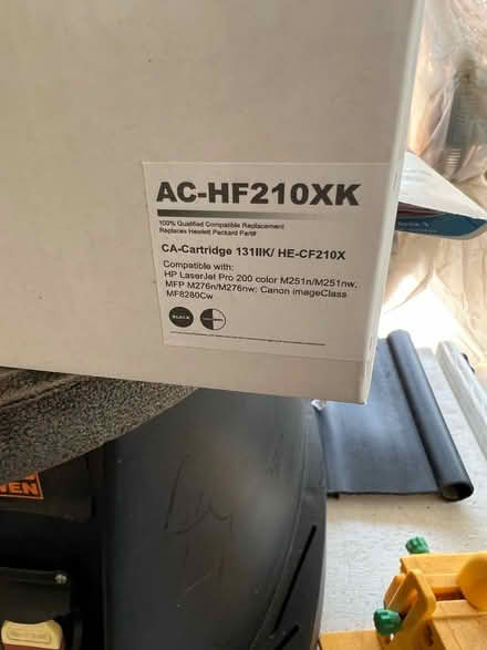 Photo of free Blk toner cartridge for HP LaserJet (Northwest winter haven) #1