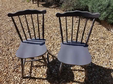 Photo of free 2 Farmhouse chairs (West Parley) #3