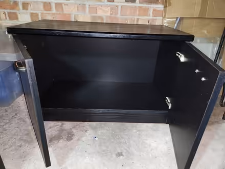 Photo of free Black double cabinet unit to giveaway (Canary Wharf E14) #2