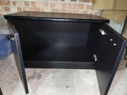 Photo of free Black double cabinet unit to giveaway (Canary Wharf E14) #2