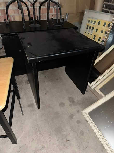 Photo of free Mini black bedside table to giveaway (Canary Wharf E14) #2