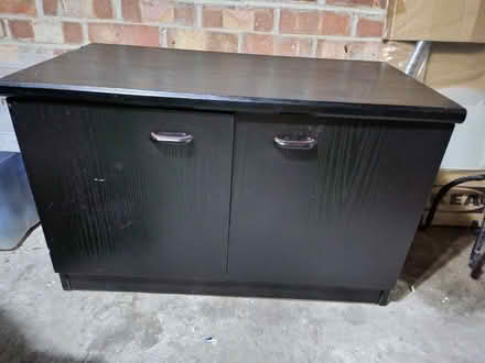 Photo of free Black double cabinet unit to giveaway (Canary Wharf E14) #1