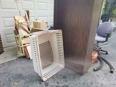 Photo of free Dog kennel, bookshelves (Bowie) #1