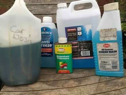 Photo of free Various car, things screen, wash, antifreeze, car wash (Stretton DE55) #1