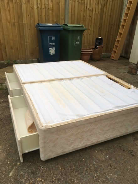 Photo of free Double divan bed without mattress (Summertown- OX2) #1