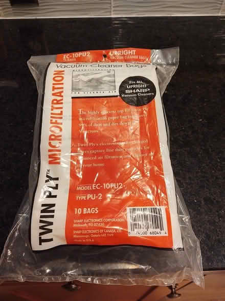 Photo of free Sharp vacuum cleaner bags (Village of Rhinebeck) #1
