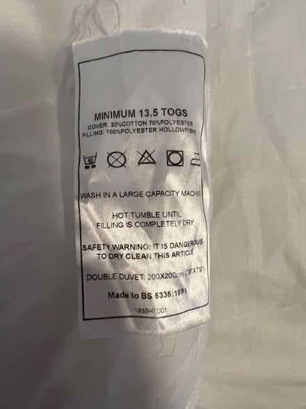 Photo of free Double duvet - 13.5 tog (Emerson Valley MK4) #1