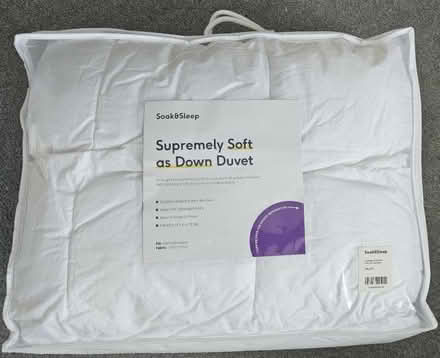 Photo of free Soak & Sleep 4.5 tog king size duvet, never used (Freshbrook SN5) #1