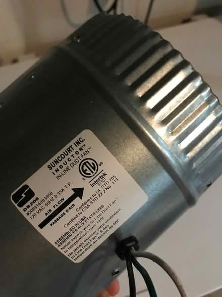 Photo of free In-line duct fan (Darnestown) #1