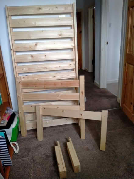 Photo of free Solid wood small single bed (Dawlish EX7) #1