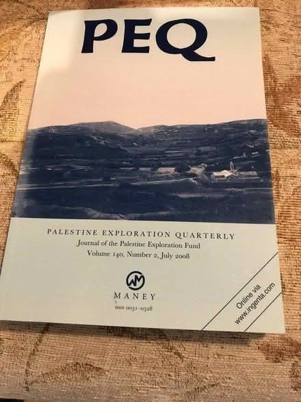 Photo of free Palestine Exploration Quarterly (OX4 Littlemore) #1