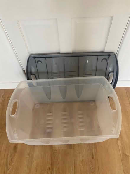Photo of free Very large plastic storage box with lid (Wigston LE18) #2