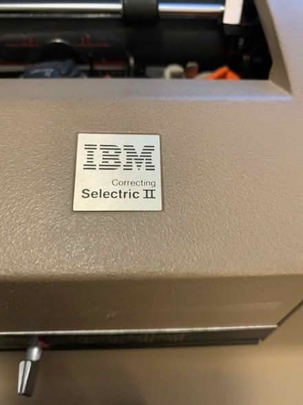 Photo of free IBM Select II electric typewriter (Asbury Park- Ocean Township) #2