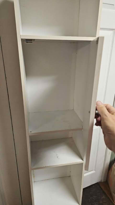 Photo of free Tall white cabinet (19809 Gordon Heights) #3