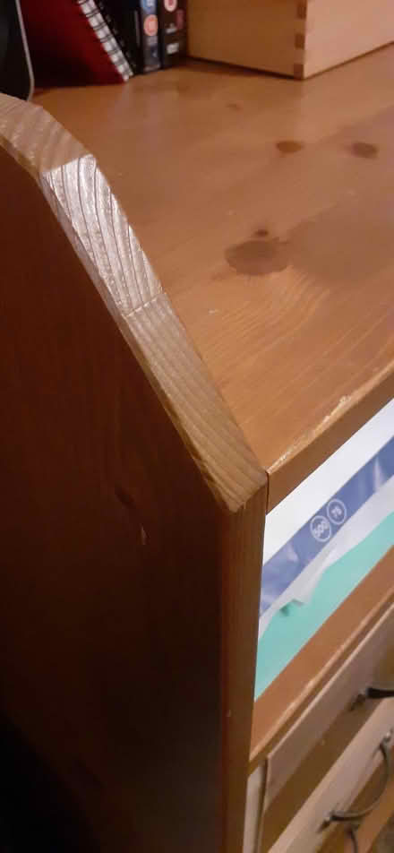Photo of free Wooden chest of drawers (Heartsease NR7) #3
