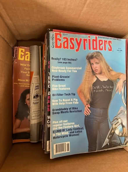 Photo of free Vintage Easyrider magazines 70-80’s (Largo) #1