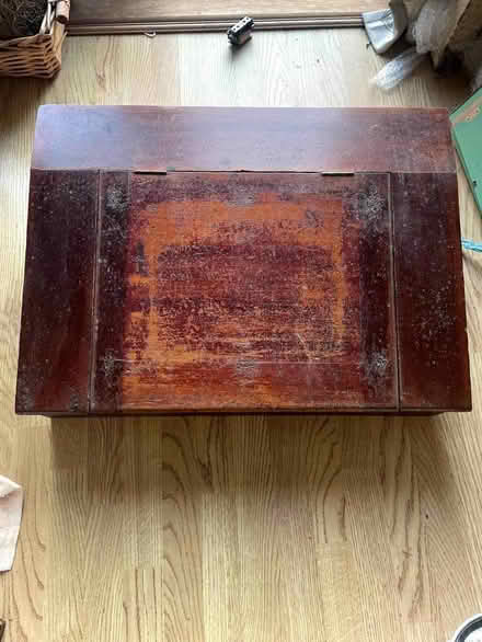 Photo of free Antique wooden school desk (Grandpont OX1) #1