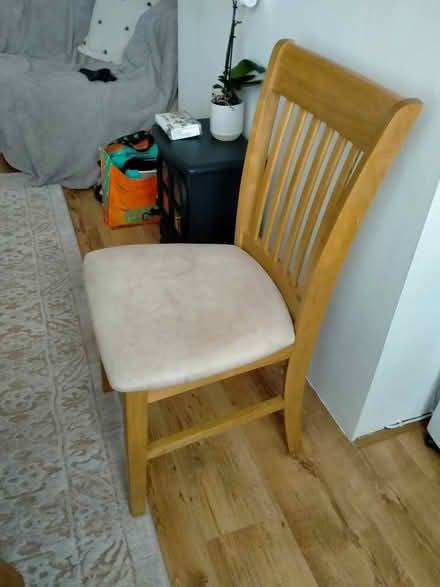 Photo of free 4 beech dining chairs (Dawlish EX7) #1