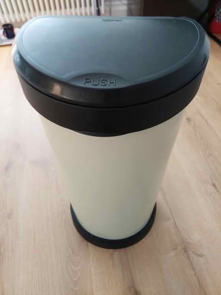 Photo of free Good quality bin, cream and black (NW6) #1